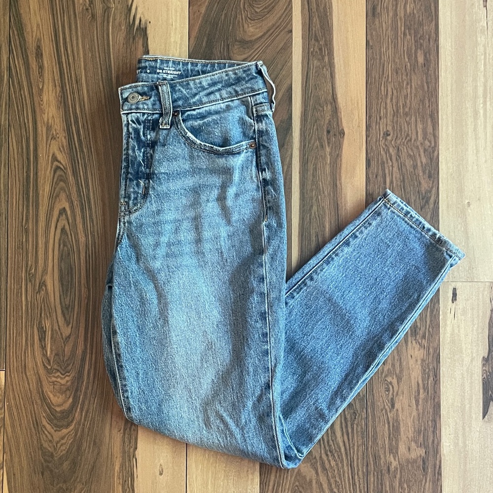Old Navy Light Blue Straight Leg Jeans